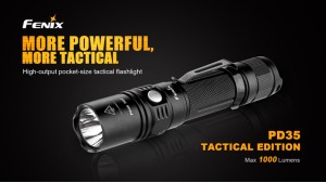 Fenix PD35 - Tactical - Negru